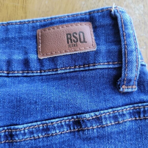 RSQ Jeans Size 13 Manhattan High Rise Distressed Skinny Medium Wash Denim Jeans - Picture 11 of 12
